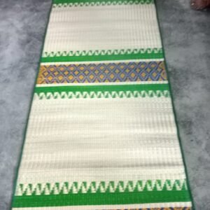Traditional Korai Pai Handmade Grass Mat – Natural Floor & Sleeping Mat with Green Design